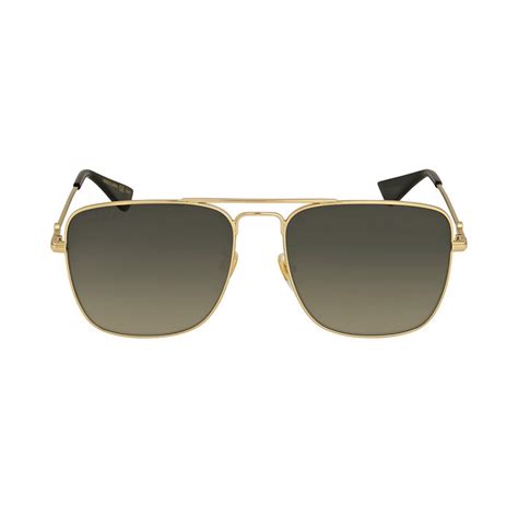 gucci gg0108s sunglasses|Gucci Green Gradient Square Sunglasses GG0108S 006 55.